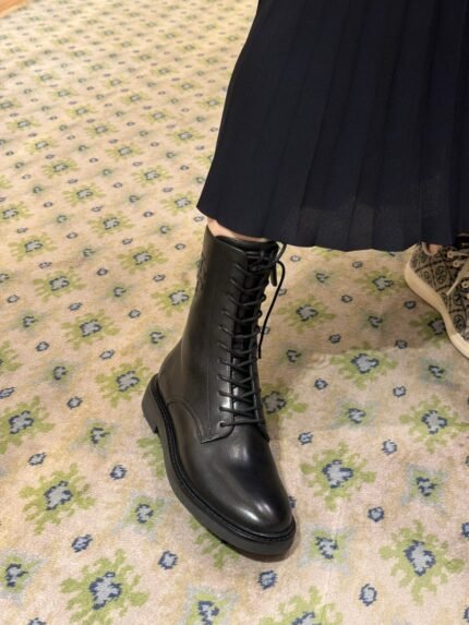 【美國預購】TB短靴 圓頭綁帶短靴 戰術靴